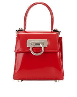 Micro Iconic Top Handle, Patent, Red, S/DB, 3972, 4*